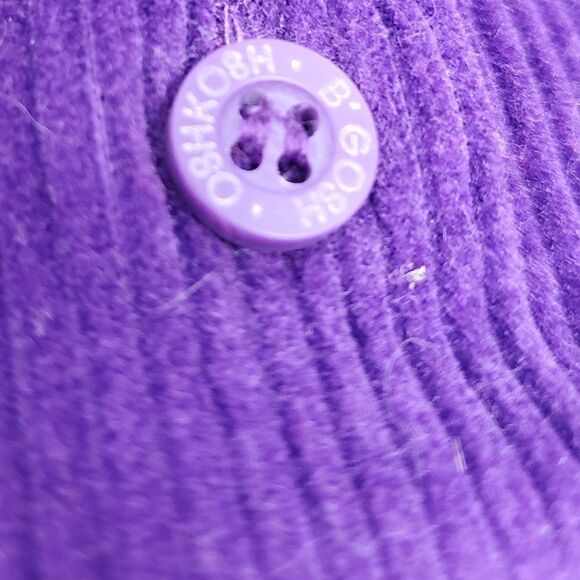 VINTAGE‎ 90s Oshkosh B'Gosh purple corduroy dress turtleneck top 2T/24m - Picture 4 of 9